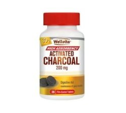 Activated Charcoal 200 Mg - 30 Tablets