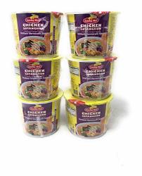Lucky Me Chicken Sotanghon Instant Vermicelli Soup Artificial Chicken Soup 28G 6 Pack