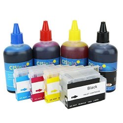 Cisinks Refillable Cartridge Kit For Hp Printers - Officejet Pro 6100 6600 6700 Officejet 7110 7610 7612 - Hp 932 933