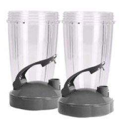 Nutribullet Replacement Cups With Lids Set Of 2