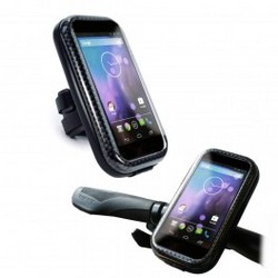Tuff-Luv Black Tough Touch Screen Water Resistant Bike Handlebar Mount For Samsung Galaxy S3 S4 & S5
