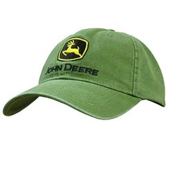 John Deere Embroidered Logo Baseball Hat - One-size - Men's - Green