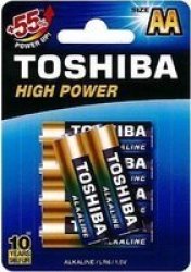 Toshiba High Power Alkaline Aa Blister Pack 6 4+2