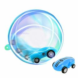 Eggschale MINI Toy Car Stunt High Speed Car With LED Tail Light 360ROTATING Stunt Car Toy For Kids Combo Spinning Ball Included Blue