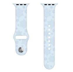 Snowflake Debossed Silicone Strap For Apple WATCH9 45MM Apple Watch Ultra