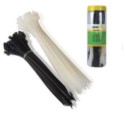 Cable Ties Set Black white Pack Of 200