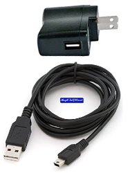USB Power Supply Adapter Charger For Zoom H1 H2N H5 H6 Q2HD Q4 R8 U-22 U-24 U-44 - USB Cable Included 6 Ft. Long