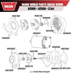 Warn 70402 Winch Fastener Kit