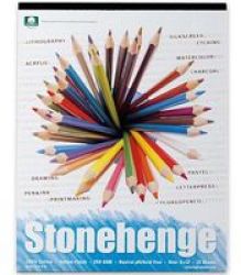 Stonehenge Fine Art Paper Pad - 9X12IN - 15 Sheets - White - Smooth Vellum