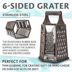 6 Sided Grater Stainless