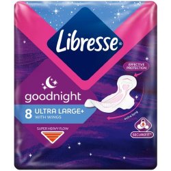 Libresse Goodnight Ultra Goodnight + With Wings 8 Pads