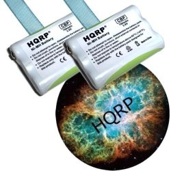 Hqrp Two Phone Batteries For Motorola MD4150 MD4153 MD4160 MD4163 Cordless Telephone Plus Coaster