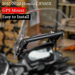 CB500X Accessories Motorcycle Steel Gps Mount Smart Phone Navigation Plate Mounting Bracket Adapter Holder For Honda Cb 500X 2017 2018 2019 2020 17-20
