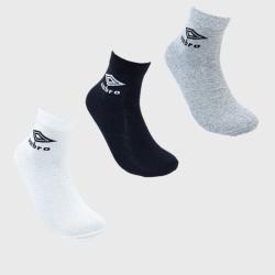 Umbra Umbro 3-PACK Ankle Socks Multi _ 169710 _ Black - L Black