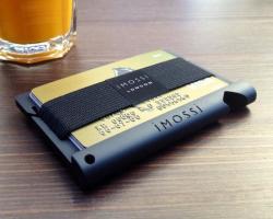 Imossi.london Sleek Minimalist Wallet With Rfid Protection