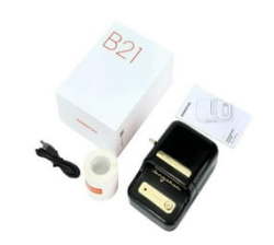 Portable Thermal Label Printer - Bluetooth - Stickers Incl - Niimbot B21