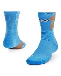 Adult Curry Playmaker Crew Socks - Viral Blue XL