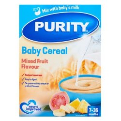 Purity Second Foods Baby Cereal Mixed Fruit 200G