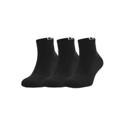 Under Armour Ua Unisex Core Quarter 3-PACK Socks - XL Black