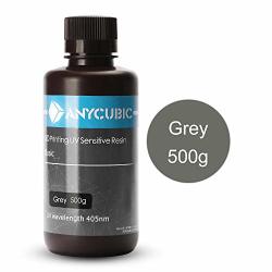 Anycubic 3D Printer Resin 405NM Sla Uv-curing Resin With High Precision And Quick Curing & Excellent Fluidity For Lcd 3D Printing Grey 500G