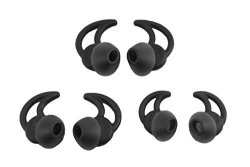 S/M/L Zotech 3 Pair Double Flange Silicone Earbuds EarTips Eargel for Bose QC30 QuietControl 30 QC20 SIE2 IE3 Soundsport Wireless Earphones 