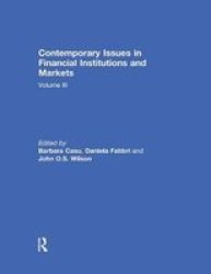 Contemporary Issues In Financial Institutions And Markets - Volume III Paperback