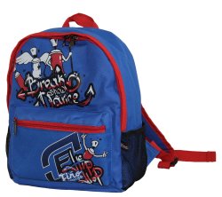 Fino 11" Kiddies School Backpack - Blue & Red