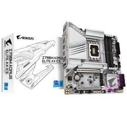 Gigabyte Z790M Aorus Elite Ax Ice Lga 1700 Motherboard