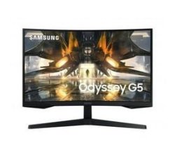 Samsung LS27AG550 27" Odyssey G5 Curved Gaming Monitor HDR10 1000R 2560X1440 1MS 1XDISPLAY Port 1X HDMI Headphone