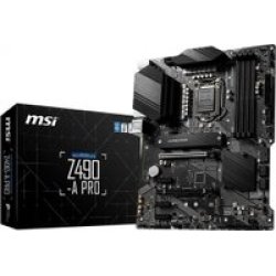 MSI Z490-A Pro Intel Lga 1200 Atx Motherboard
