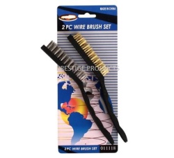 1 X 2 Pc Wire Brushes Steel And Brass