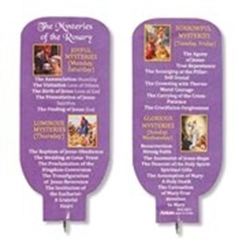 Mysteries Of The Rosary Bookmark Pen