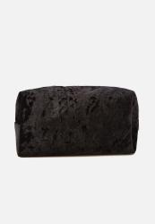Typo Made Up Cosmetic Bag - Black Crushed Velvet