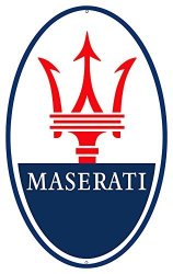 Maserati Automobile Sign 11X18 Oval Reproduction
