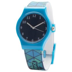 Blue Geo Flare Watch