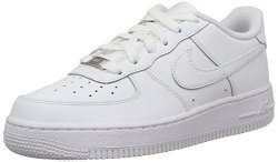 Nike Air Force 1 Low Gs All White Youth Lifestyle Sneakers New All White - 6.5