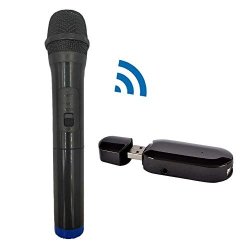 MicVista WM02 Handheld Wireless Microphone Dynamic Cordless Vocal Microphone With USB Plug Receiver For Karaoke Party Wedding Churching Stage Performance Presentation