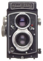 Rolleicord Tlr 120 Roll Film Medium Format Rolleiflex Type Camera Xenar 3.5 F=75MM Schneider Lens