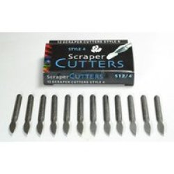 Scraperboard Steel Cutter Shape No 4 Box Of 12 Requires A Handle