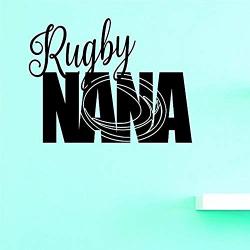 Design With Vinyl Us V Jer 3989 1 Top Selling Decals Rugby Nana Wall Art Size: 10 Inches X 20 Inches Color: Black 10" X 20