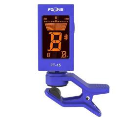 Fzone Ft-15 360 Degree Rotatable Lcd Portable Mini Electronic Digital Clip-on Tuner For Chromatic Gu