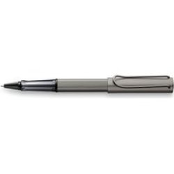 Lx Rollerball Pen - Medium Nib Black Refill Ruthenium Silver