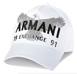 armani exchange cap white