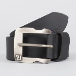Rj Black Premium Leather Buckle Belt