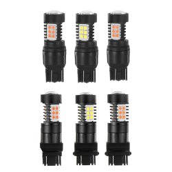 LED Bulb T20 7443 3157 SMD3030 White yellow red Motorcycle Car Automobiles Lig