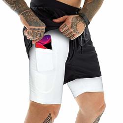 2 in 1 shorts with towel loop