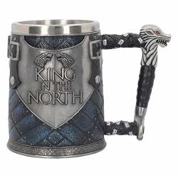 Nemesis Now Ltd King In The North Tankard Game Of Thrones Mug 20 Centimeter Blue