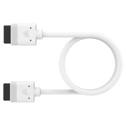 Corsair Icue Link Cable 1X 600MM With Straight Connectors White