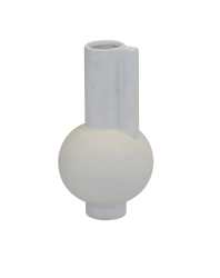 Ceramic Yuki Vase Tall - White