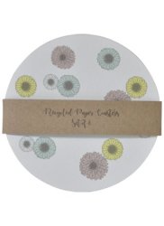 Growing Paper Recycled Paper Coasters - Round